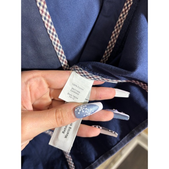 J. Crew The Downtown Field Jacket Navy Utility Four Pocket Full Zip Size S Small - Picture 6 of 6